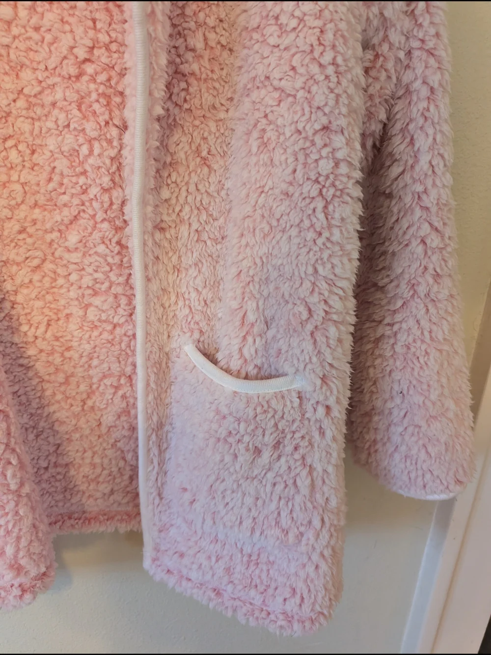 NWT Cuddl Duds Pink Sherpa Cardi Small - Picture 3 of 9